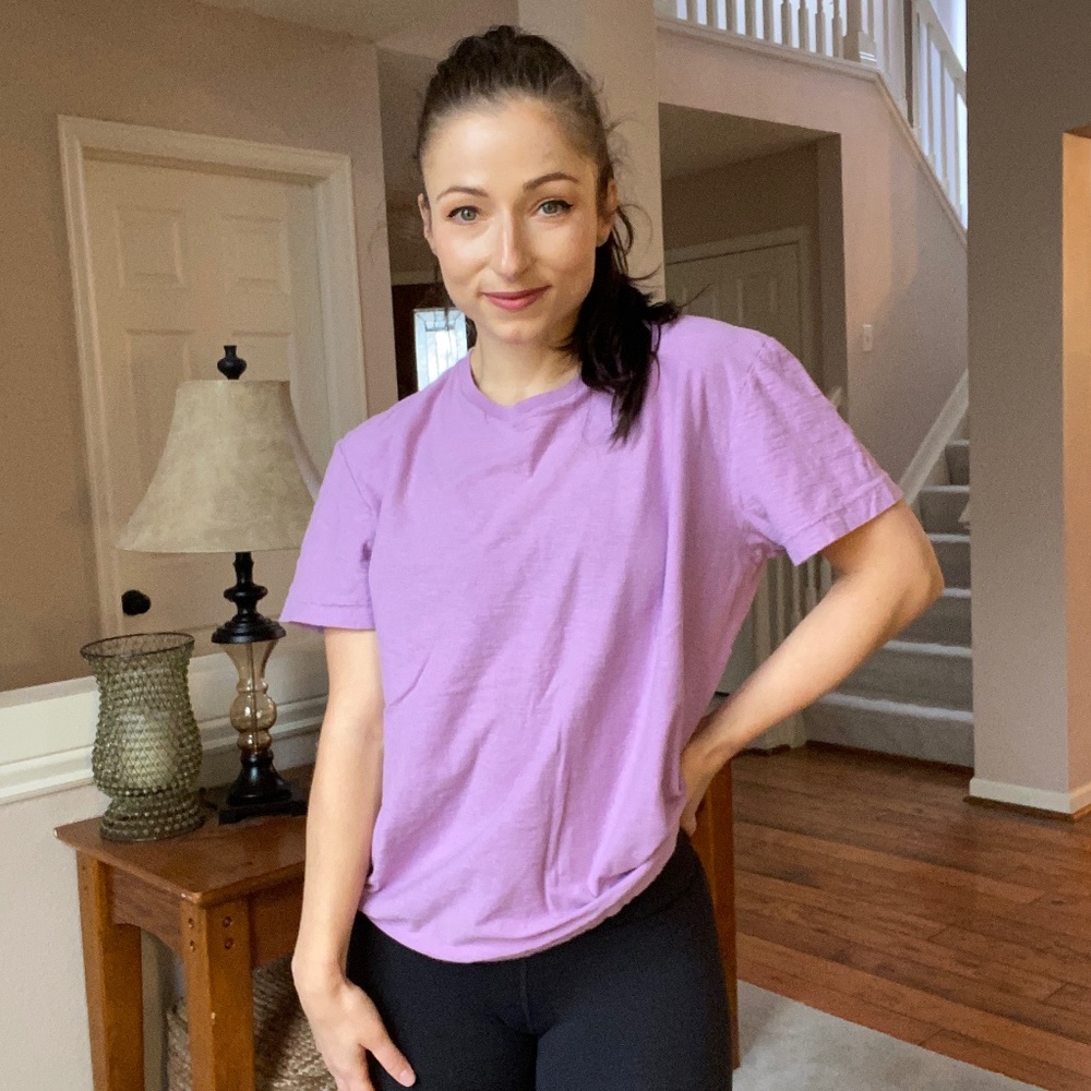Calvin Klein Jeans ESSENTIALS - Purple T-Shirt (Size M)